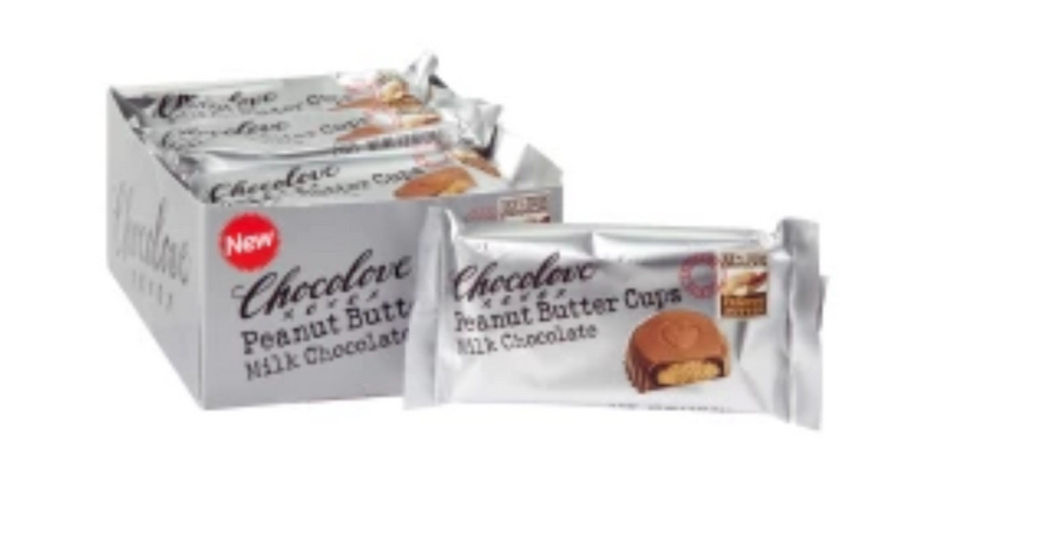 CHOCOLOVE MILK CHOCOLATE PEANUT BUTTER CUPS 1.2 OZ