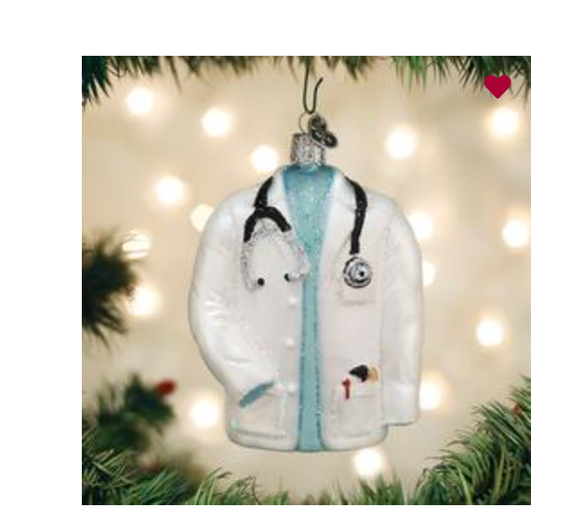 Doctor's Coat Ornament - Old World Christmas