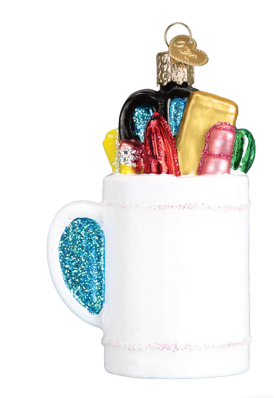 Best Teacher Mug Ornament - Old World Christmas
