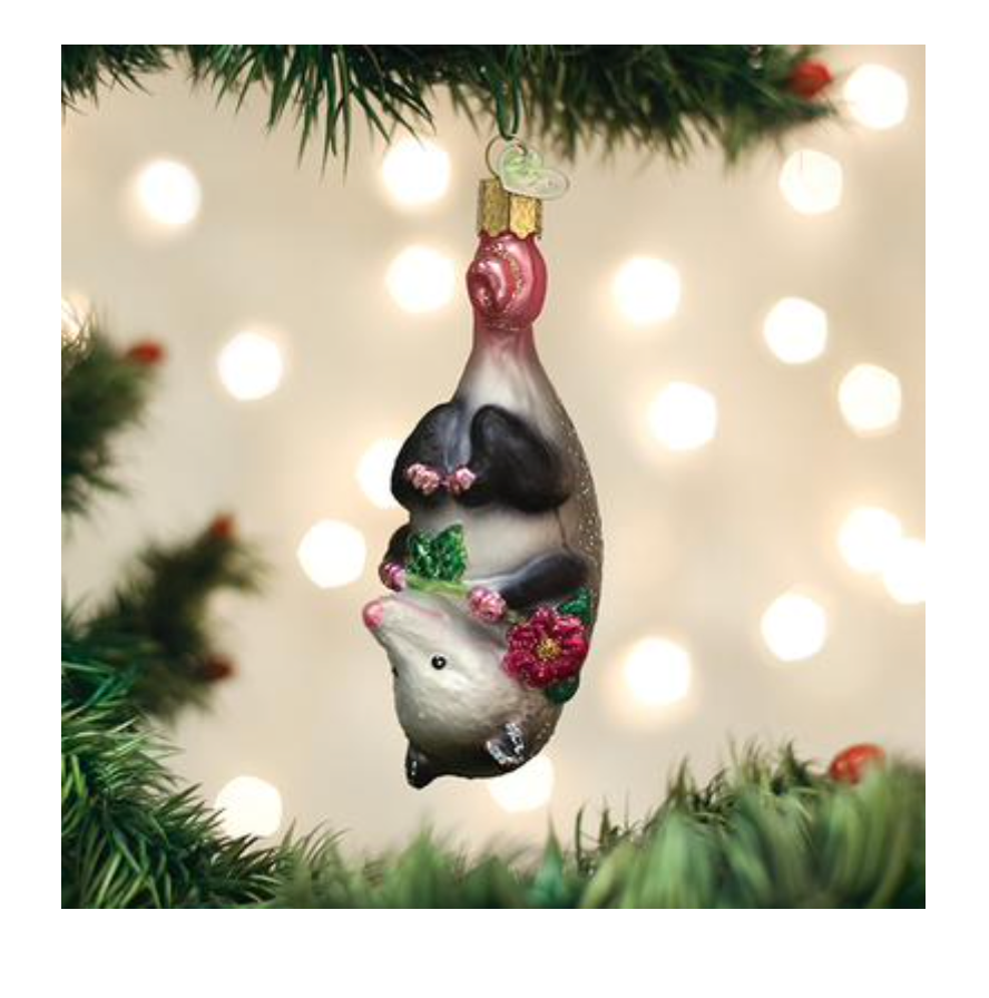 Blossom Opossum Ornament - Old World Christmas