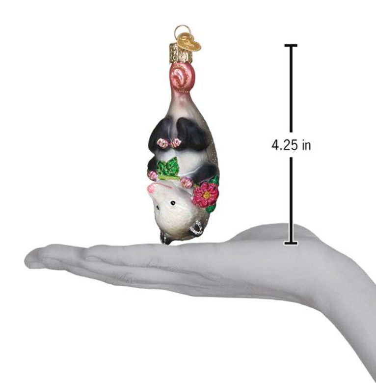 Blossom Opossum Ornament - Old World Christmas