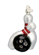 Load image into Gallery viewer, Bowling Ball &amp; Pins Ornament - Old World Christmas
