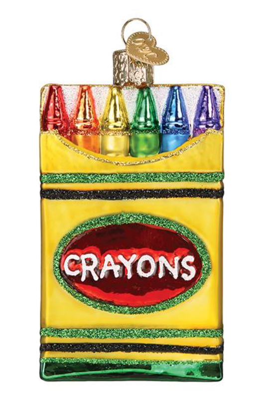 Box Of Crayons Ornament - Old World Christmas