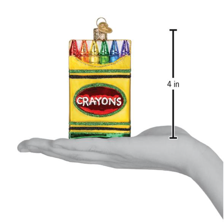 Box Of Crayons Ornament - Old World Christmas