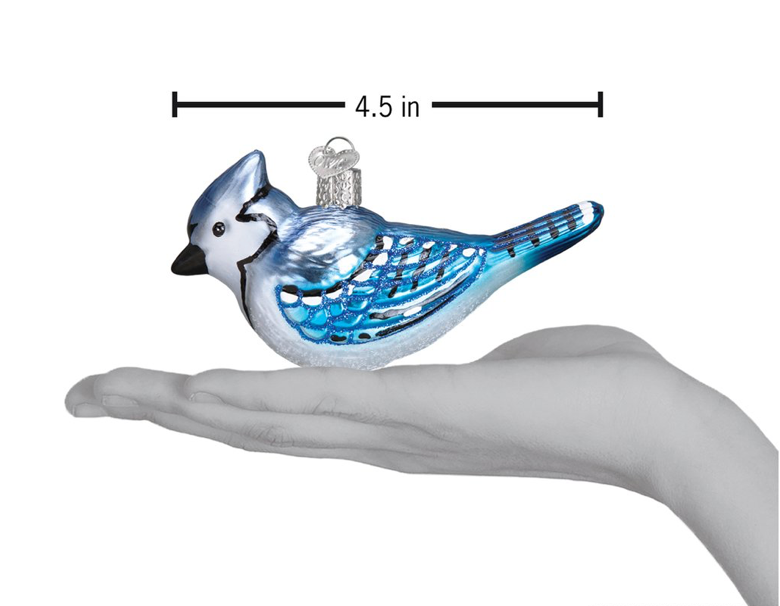 Bright Blue Jay Ornament - Old World Christmas