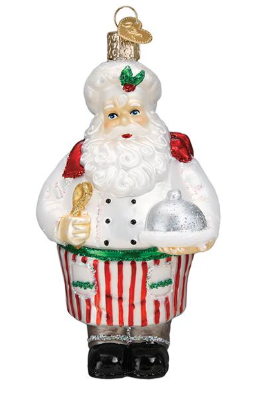 Chef Santa Ornament - Old World Christmas
