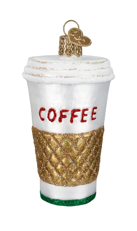 Coffee To Go Ornament - Old World Christmas