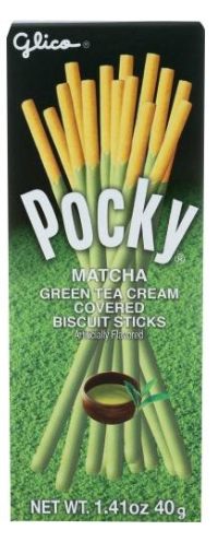 POCKY MATCHA COVERED COOKIE STICKS 1.41 OZ