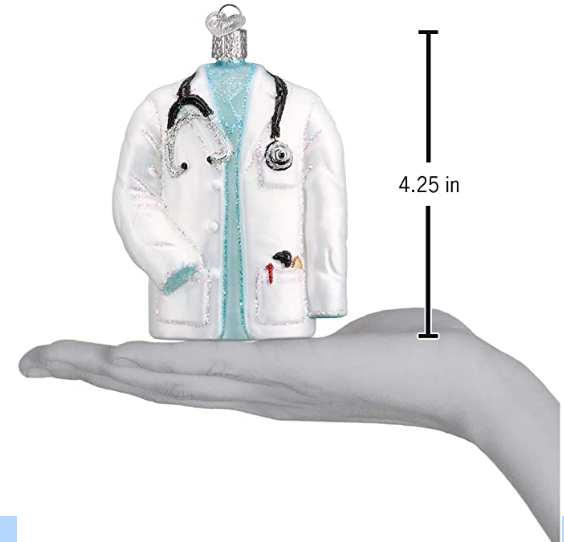 Doctor's Coat Ornament - Old World Christmas