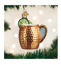 Load image into Gallery viewer, Moscow Mule Mug Ornament - Old World Christmas
