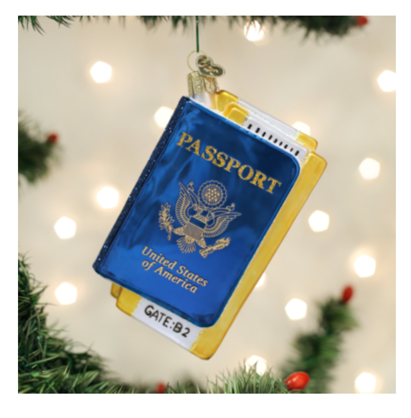 Passport Ornament - Old World Christmas