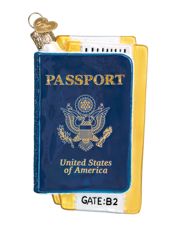 Passport Ornament - Old World Christmas