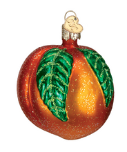 Load image into Gallery viewer, Peach Ornament - Old World Christmas
