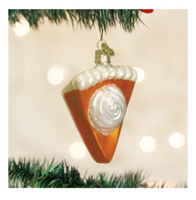 Load image into Gallery viewer, Piece Of Pumpkin Pie Ornament - Old World Christmas

