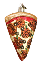 Load image into Gallery viewer, Pizza Slice Ornament - Old World Christmas
