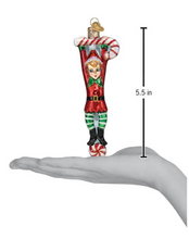 Load image into Gallery viewer, Playful Elf Ornament - Old World Christmas

