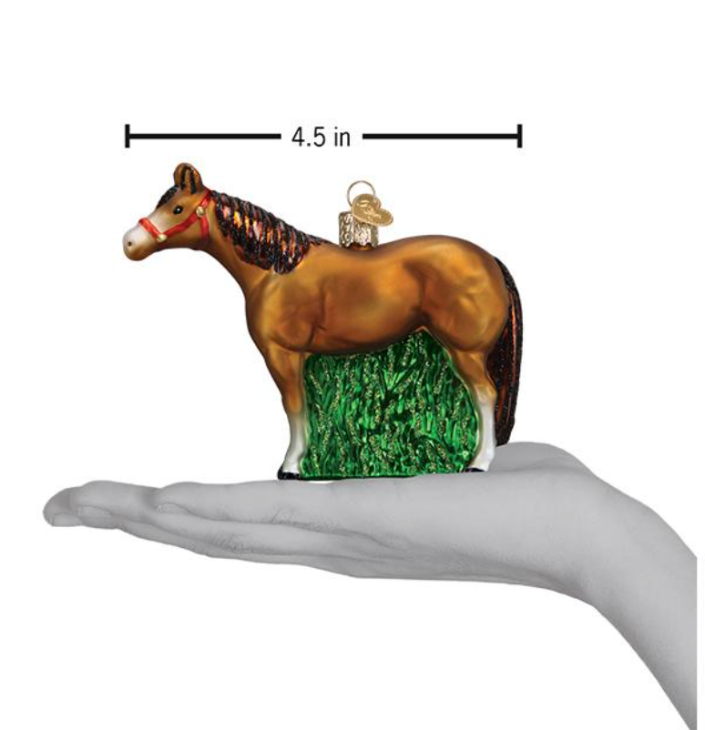 Quarter Horse Ornament - Old World Christmas