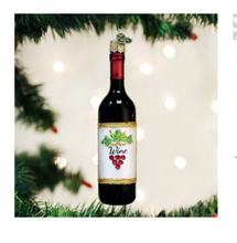 Load image into Gallery viewer, Red Wine Bottle Ornament - Old World Christmas
