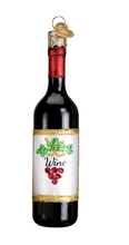 Load image into Gallery viewer, Red Wine Bottle Ornament - Old World Christmas
