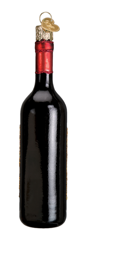 Red Wine Bottle Ornament - Old World Christmas