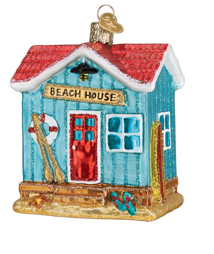 Beach House Ornament - Old World Christmas