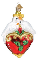 Load image into Gallery viewer, Two Turtle Doves Ornament n- Old World Christmas
