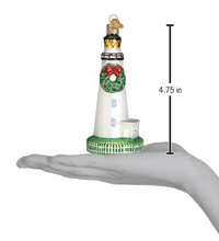 Load image into Gallery viewer, Ocracoke Lighthouse Ornament - Old World Christmas
