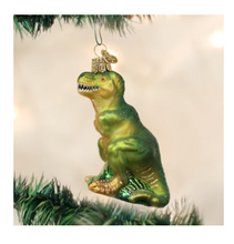 Load image into Gallery viewer, T-Rex Ornament - Old World Christmas

