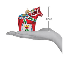 Load image into Gallery viewer, Swedish Dala Horse Ornament  - Old World Christmas
