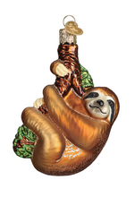 Load image into Gallery viewer, Sloth Ornament - Old World Christmas

