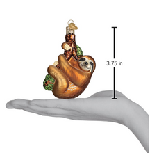 Load image into Gallery viewer, Sloth Ornament - Old World Christmas
