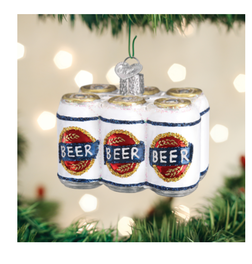 Six Pack Of Beer Ornament - Old World Christmas
