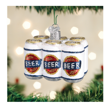 Load image into Gallery viewer, Six Pack Of Beer Ornament - Old World Christmas
