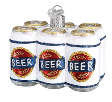 Load image into Gallery viewer, Six Pack Of Beer Ornament - Old World Christmas
