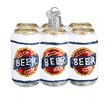 Load image into Gallery viewer, Six Pack Of Beer Ornament - Old World Christmas

