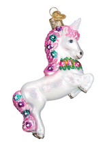 Load image into Gallery viewer, Prancing Unicorn Ornament - Old World Christmas
