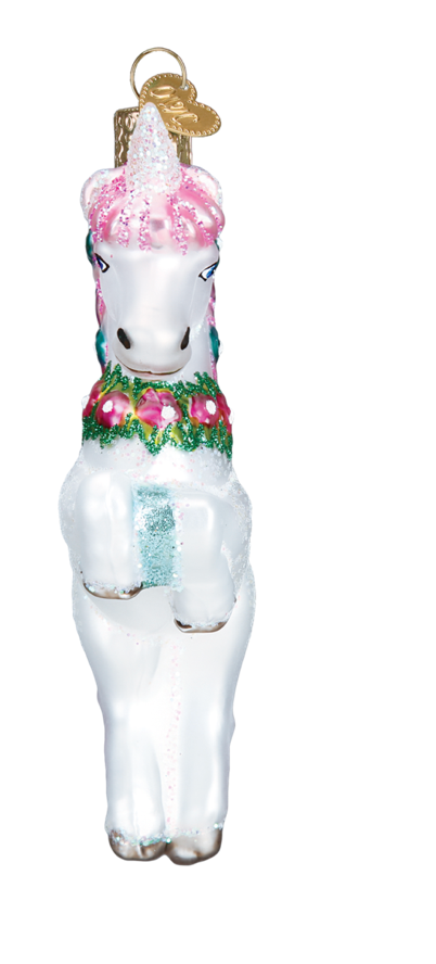 Prancing Unicorn Ornament - Old World Christmas