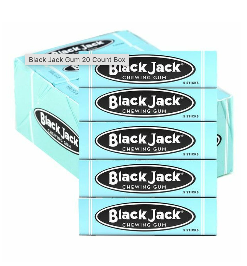 Black Jack Gum - 5 pieces