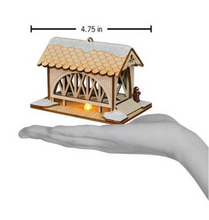 Load image into Gallery viewer, Covered Ginger Bridge One Horse Open Sleigh- Ginger Cottages
