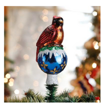 Load image into Gallery viewer, Cardinal Tree Topper Ornament - Old World Christmas
