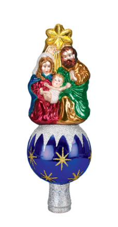 Holy Family Tree Topper Ornament - Old World Christmas