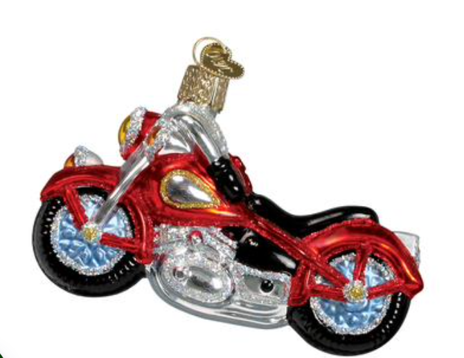 Motorcycle Ornament - Old World Christmas