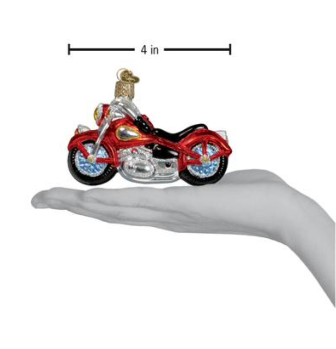Motorcycle Ornament - Old World Christmasp