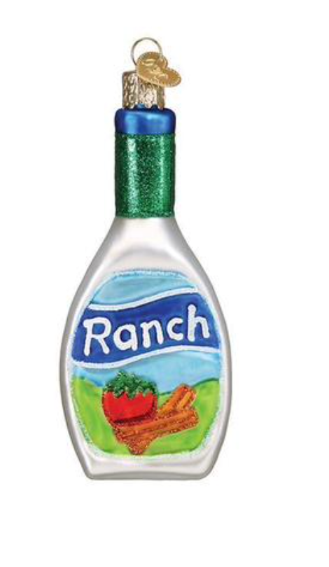 white christmas dresses Ranch Dressing Christmas Ornament – Dear Ollie