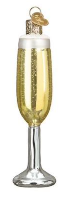 Champagne Flute Ornament - Old World Christmas