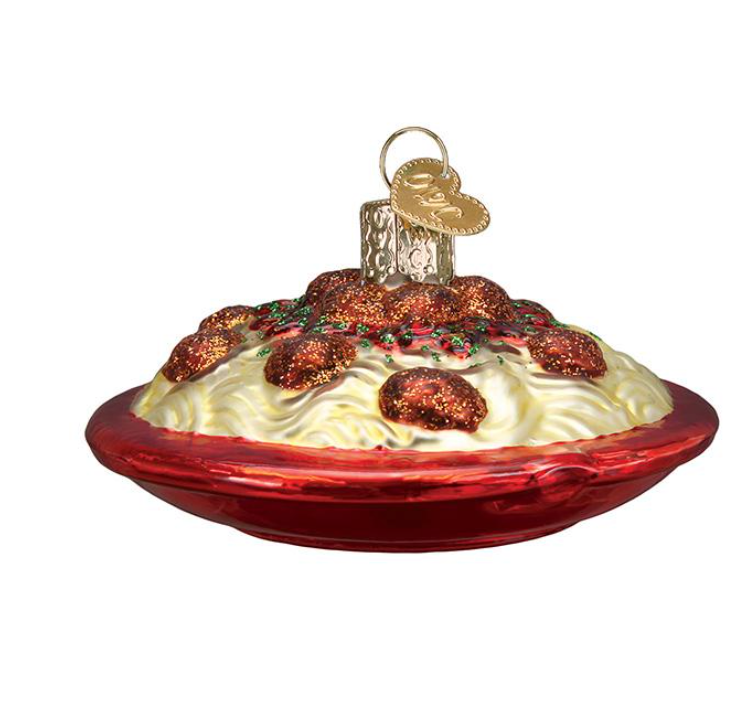 Spaghetti and Meatballs Ornament - Old World Christmas