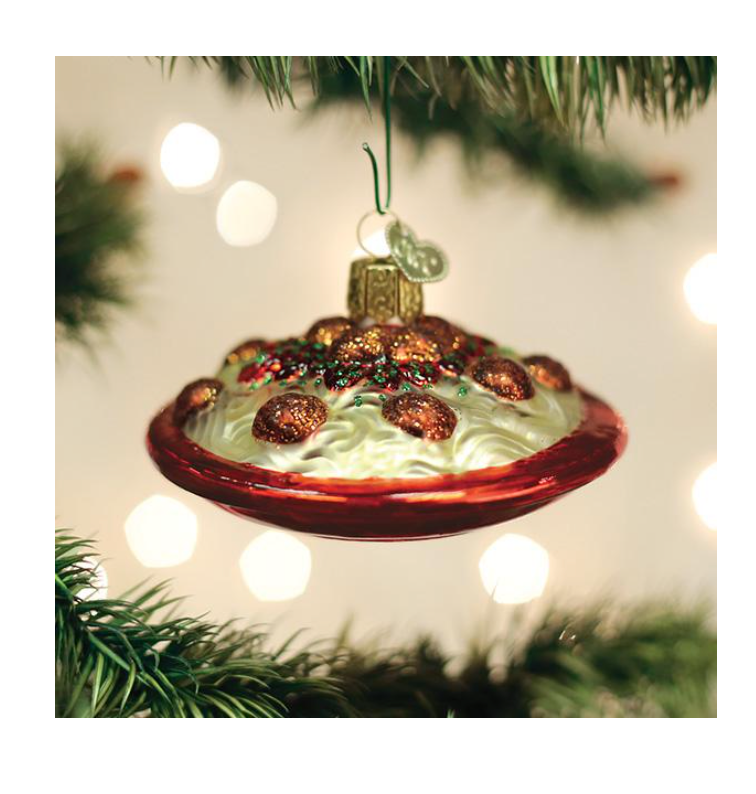 Spaghetti and Meatballs Ornament - Old World Christmas