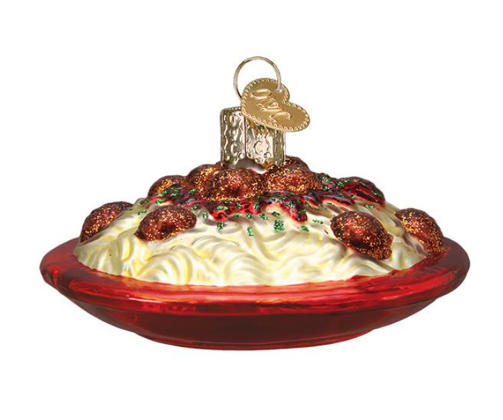 Spaghetti and Meatballs Ornament - Old World Christmas