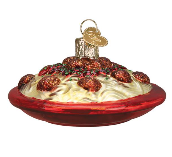 Spaghetti and Meatballs Ornament - Old World Christmas