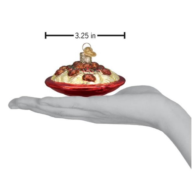 Spaghetti and Meatballs Ornament - Old World Christmas